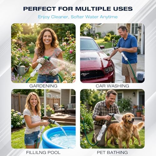 H&G lifestyles Garden Hose Filter for Hard Water,Calcium Inhibitor Filter - Image 4