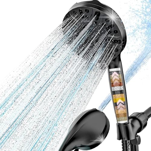 9 Settings Filtered Shower Head with Handheld by Followus
