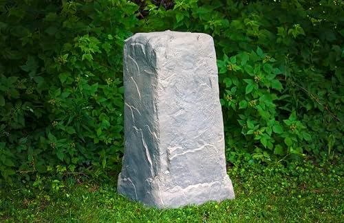 EMSCO Landscape Rock Cover, Natural rock, Monolith, Lightweight Fake Rock for Concealing Well Heads, Standpipes & Utility Fixtures - Image 4