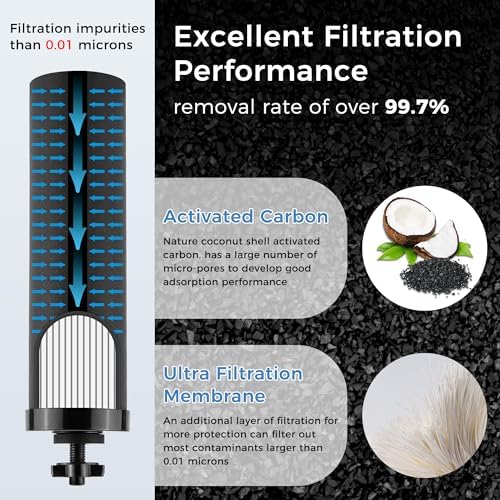 Activated Carbon Black Water Filter Compatible with Berkey® - Image 4