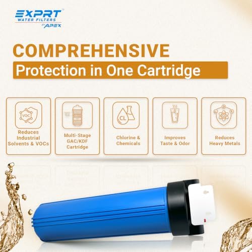 Whole House Water Filter 20" x 4.5" Reduces Heavy Metals EZ-3300 - Image 5