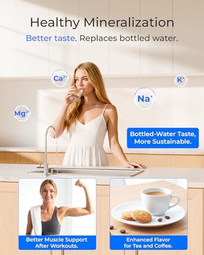 Waterdrop T3-T Remineralization Reverse Osmosis System, 220 GPD Faster Flow - Image 6
