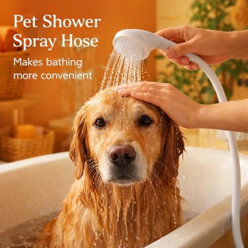 Pet Shower Sprayer with 95cm Rubber Hose for Grooming Sink Attachment - Image 5