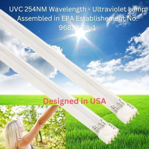 LSE Lighting 72W 16-Inch High Output UV-C Lamps for Breathe Clean, 2-Pack - Image 4