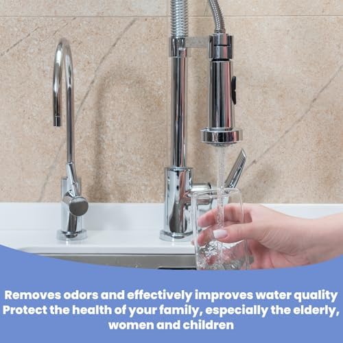 8 Pcs Faucet Filter Purifier Replacement for Bathroom Sink/Kitchen Sink with PP Cotton for Faucet Extender Faucet Water Filter Improve Water Quality Filter Sediment Rust Insect Eggs - Image 6