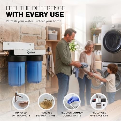 iFilters 4.5 x 10 Sediment CTO Heavy Metals Well Water Filtration System - Image 2