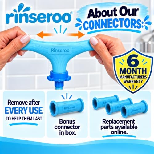 Rinseroo Shower Cleaning Thing Slip-On Handheld Hose Attachment - Image 5