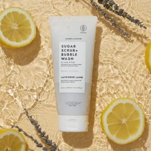 VOESH Shower & Empower Duo, Vitamin C Shower Filter, Exfoliating Sugar Scrub, Body Wash, Clean Shower Care Set, Vegan Skincare, Spa Gift, Clean Beauty - Image 5
