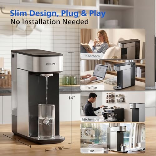 PHILIPS Countertop Reverse Osmosis Water Filter, Installation-Free - Image 3