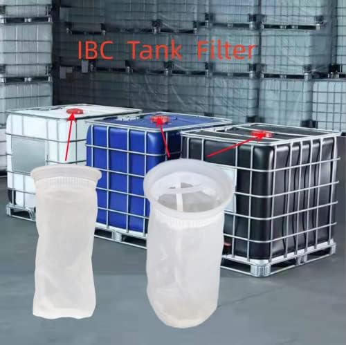 IBC Nylon Lid Filter 2 Pack IBC Lid Nylon Filter Screen Rain Water Filter, for Venting Ton Barrel Plastic Cover Tote Tank Lid Breath Cover - Image 5