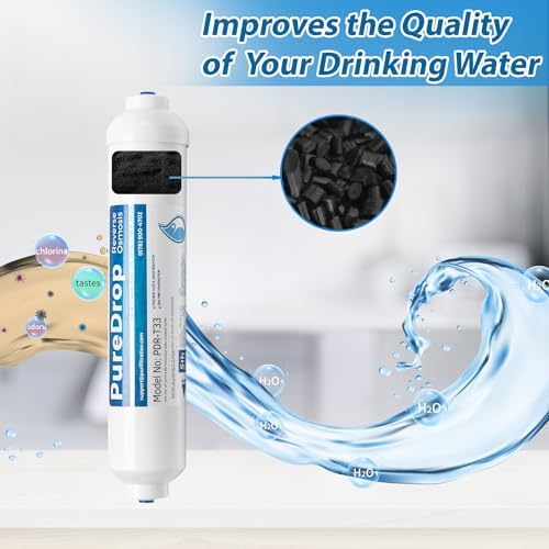 PureDrop PDR-T33 5th Stage Inline Post Carbon Filter Replacement Cartridge - Image 3