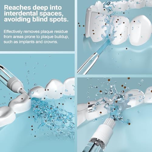 OasiSmile Water Flosser Replacement Tips, 5-Pack Multi-Functional Jet Tips for Daily Cleaning, Gum Care, Braces, and Fresh Breath - Fits L8 Models Only - Image 3