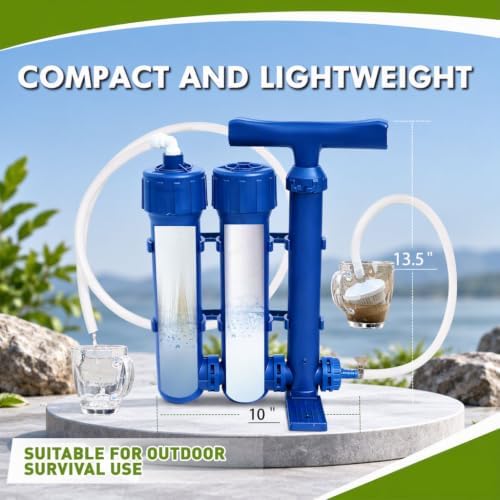 Water Filtration System Survival, Water Purifier Survival for Camping - Image 4