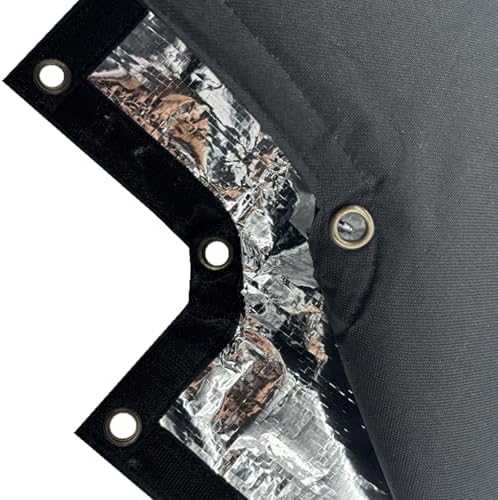 Backflow Preventer Cover Insulated Pouch Replacement for Protect Pressure Vacuum Breaker Cover Prevent Freezing Snowy Weather Avoid Direct Sunlight Exposure (Black) - Image 5