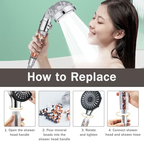 Shower Filter Beads Refill, Mineral Filter Balls Replacement 270g - Image 4