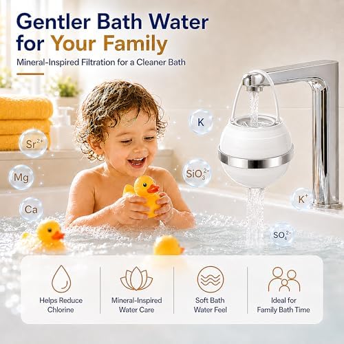 Bath Filter for Tub Faucet, 10-Stage Bath Water Filter, BPA-Free - Image 4