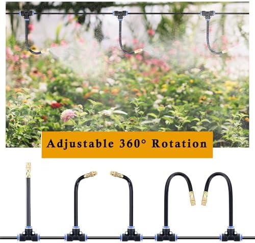 Drip Irrigation Kits Automatic Garden Irrigation System 360° Bending Nozzle - Image 4
