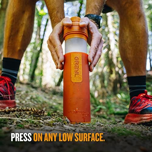 GRAYL UltraPress 16.9 oz Water Purifier & Filter Bottle, Mojave Redrock - Image 4