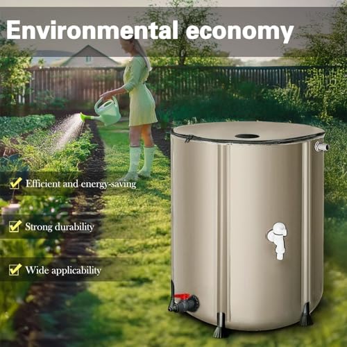 Collapsible Rain Barrel with Spigot & Filter, Foldable Rainwater Harvesting Tank, Portable Water Storage Container for Garden Irrigation, Outdoor, Multiple Sizes(1000 l/264 GAL) - Image 5