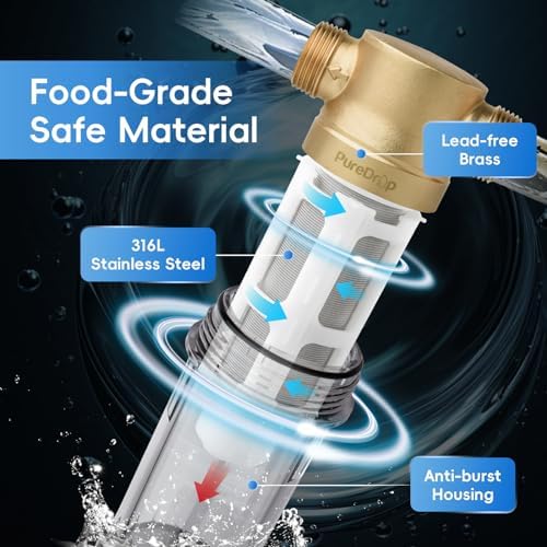 PureDrop PDR-50WSP Spin Down Sediment Water Filter - Image 3