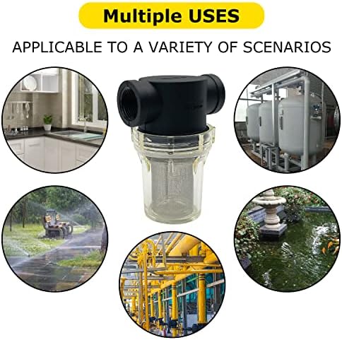 3/4" Female NPT in-Line Strainer with 40 mesh Stainless Steel Filter Screen - Image 6