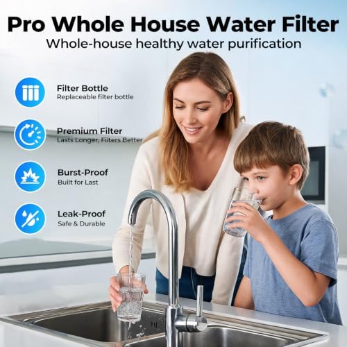 Whole House Water Softener System, 3Stage,0.5Micron, 2Year Filter Supply - Image 2