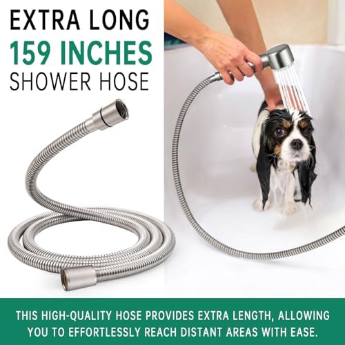 High Pressure 3 Mode Dog Shower Attachment with ON/OFF Switch - Image 7