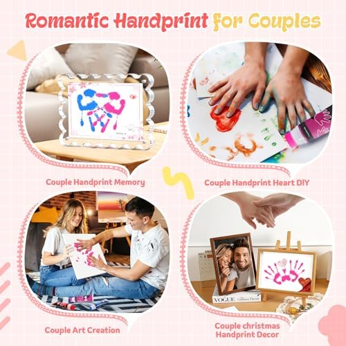 Baby Hand and Footprint Paint, Sponge Head, Baby Safe Paint, Hot Pink - Image 5