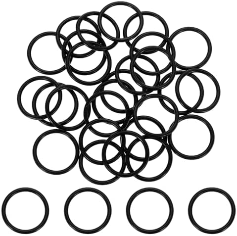 uxcell 200Pcs AS-017 NBR 70A O-Rings 11/16"ID x 1/16"CS/0.676"ID x 0.07"CS by uxcell