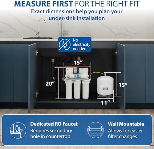 APEC Water RO-PERM, 5-Stage RO Water Filter System, Permeate Pump - Image 5