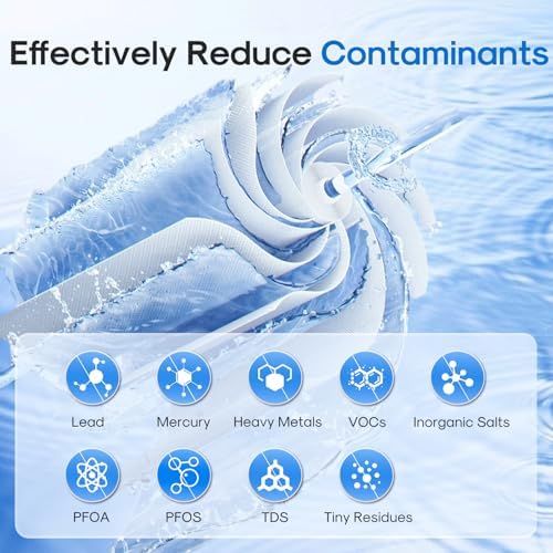 ICEPURE Reverse Osmosis Water Filter Replacement for ICEPURE 6-in-1 Bottleless Water Cooler Ice Maker with 3-Stage Filtration, WiFi, Bullet and Crushed Ice, YD-ZB006, 12 Months - Image 3