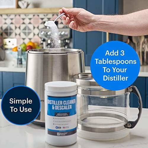 Essential Values Distiller Cleaner Descaler, 2 LB Citric Acid Cleaning Powder for Distilling Machines & Kettles - Removes Limescale & Mineral Buildup - Image 5