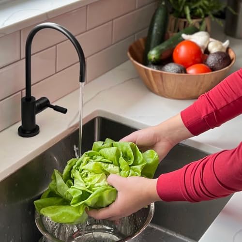 WaterChef Premium Under-Sink Water Filtration System U9000 with Intelligent Monitor & Designer Faucet (Matte Black) | NSF/ANSI Certified 78 Contaminants | 1,000-Gallons | Stainless Steel | Made in USA - Image 2