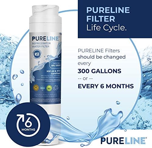 Pureline 9000 077104 UltraClarity REPLFLTR10 Water Filter Replacement for Bosch Ultra Clarity 9000194412, 644845, B26FT70SNS, B22CS80SNS, B22CS50SNS, Haier 0060820860, Miele KWF1000 (3 Pack) - Image 7