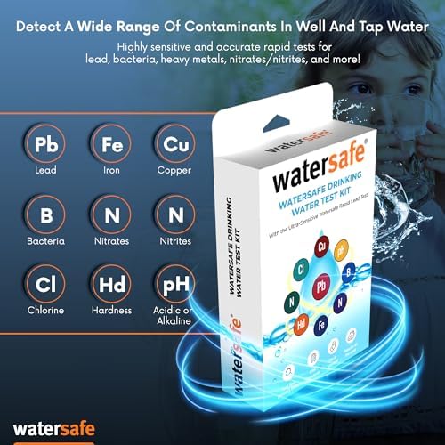 Watersafe The Original Water Testing Kit for Drinking Water, Well and Tap Water, Sensitive Lead in Water Test, Bacteria, Hardness, pH, Nitrates, Easy Instructions, Lab-Accurate Results, 1 Kit - Image 6