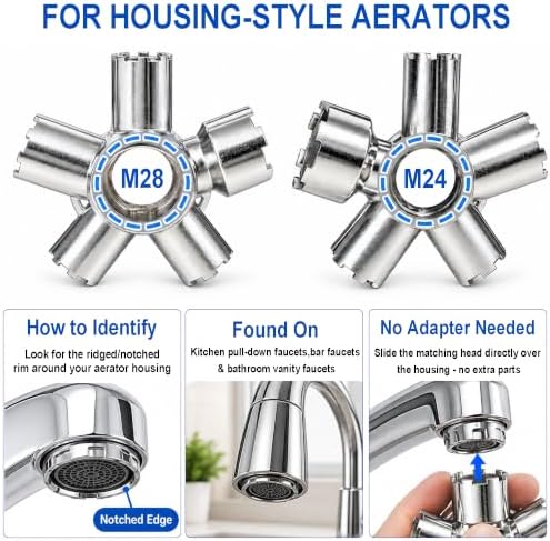10-in-1 Faucet Aerator Removal Tool for Home Plumbing Repair - Image 6