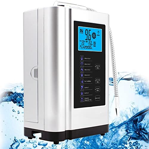 Alkaline Acid Water Machine, Water Purifier Machine PH 3.5-10.5,Up to -500mV ORP, 8000 Liters Per Filter,3.8in LCD Home (Alkalinewhite) by Unknown