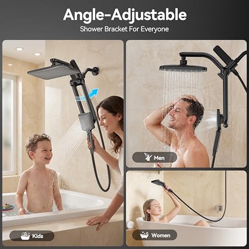 Dual Filtered Rainfall Handheld Showerhead Spray Combo for Bathroom - Image 5