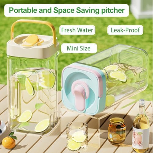 Mini Fridge Water Dispenser,3.5L/0.9Gal Leak-Proof Small Slim Drink Pitcher - Image 3