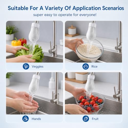 50 Pcs High Density Faucet Filter, Faucet Filter Bags for Kitchen Sink, Splash Proof Cotton Pouch Kit,Tap Cartridge with Sediment Barrier,Improve Water Quality Safe Drinking Water (50pcs) - Image 7