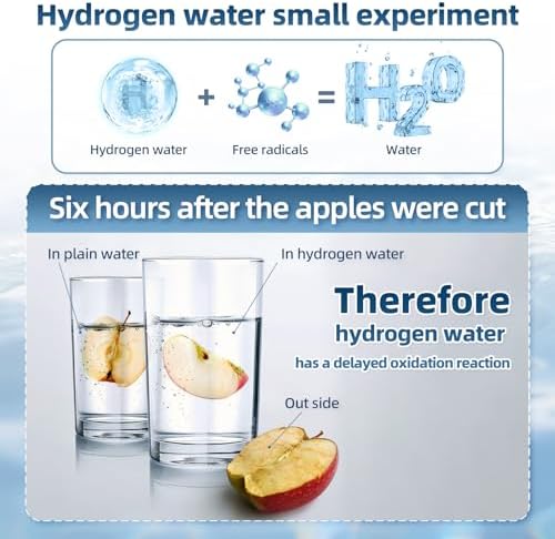 Hydrogen Water Bottle, 1500ppb Hydrogen Water Machine with SPE/PEM Technology, Alternative for Hydrogen Water Pitcher, Water Ionizer, Hydro Water Bottle for Health - Image 5
