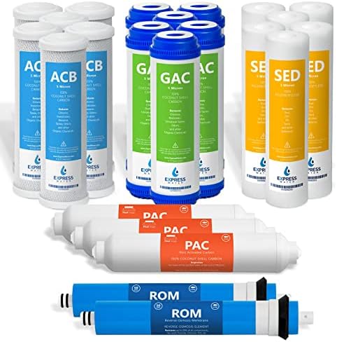 Express Water FLTSETC6G6S6I3M502 Reverse Osmosis Replacement Filter Set by ExpressWater