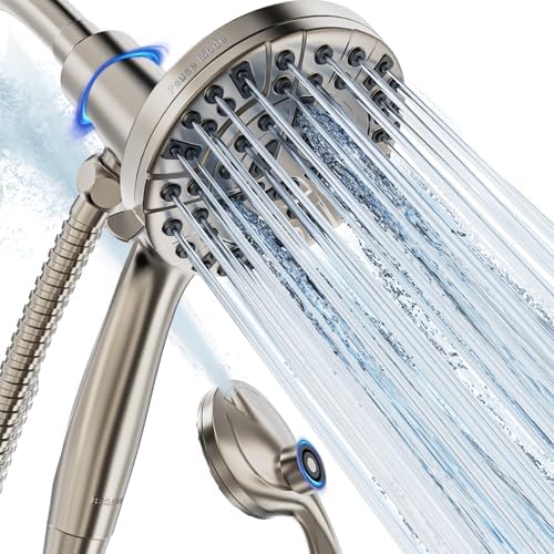 BESAQUO 9 Settings High Pressure Magnetic Shower Head with Handheld by BESAQUO