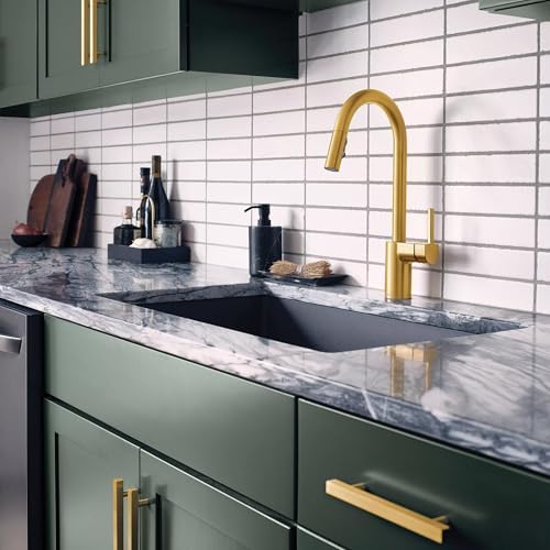 Moen Align One-Handle Pulldown Kitchen Faucet with Power Clean, 7565BG - Image 2