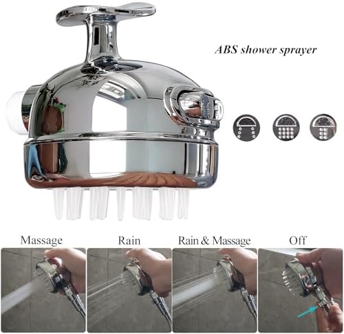 Sneatup Pet Shower Set with 8.2ft Hose & Flow Control Valve for Bathroom Shower Arm - Image 2