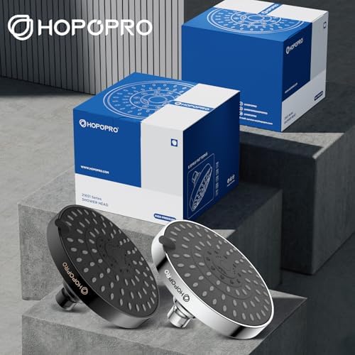 High Pressure Shower Head, HOPOPRO 5-Mode Fixed Showerhead, NBC Recommended - Image 5