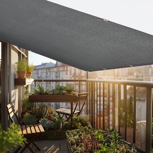 winemana 6.6x16 FT Black Shade Cloth for Garden Durable Mesh Tarp Sun Shade - Image 6