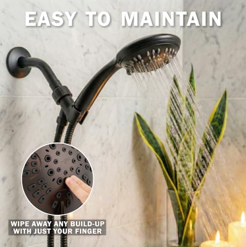 Aqua Elegante Luxury Handheld Shower Kit - 2.5 GPM - Oil-Rubbed Bronze - Image 6