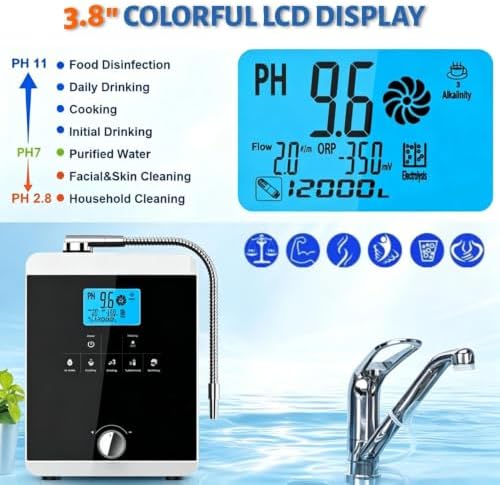 Alkaline Water Ionizer Machine, 11 Titanium Plates Water Purifier Machine - Image 6