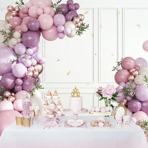 Dusty Purple Balloon Arch Kit for Baby Shower Bridal Shower Decorations - Image 2